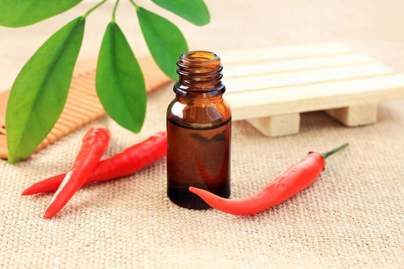 Capsicum tincture for cervical osteochondrosis