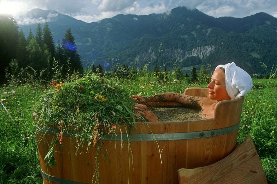 herbal bath for osteochondrosis